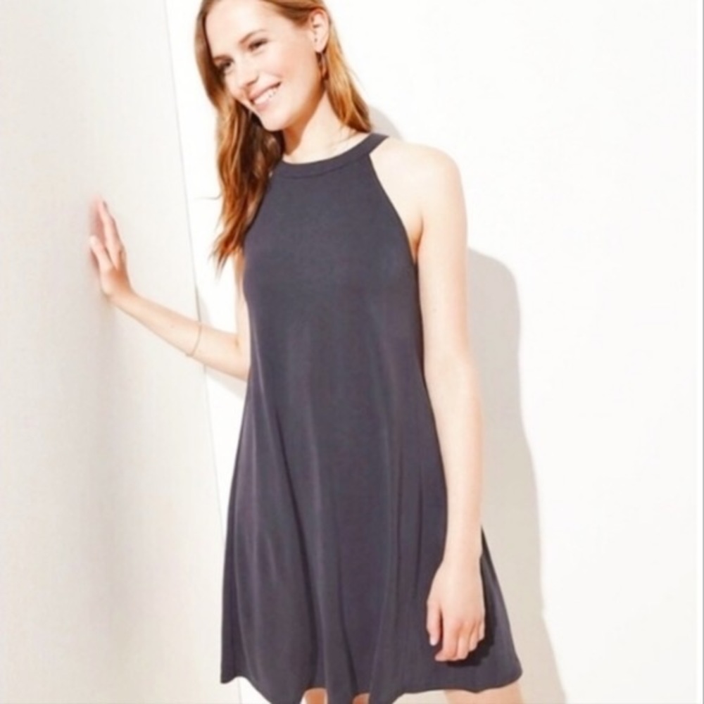 Ann Taylor LOFT Halter Swing Dress, Size L